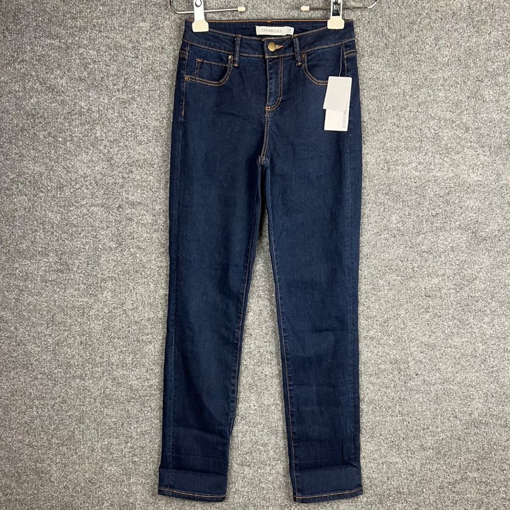 NEW Just Fabulous Women's Dark Wash Jeans SZ‎ 24